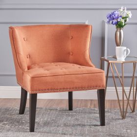 Fabric Occaisional Chair, Orange