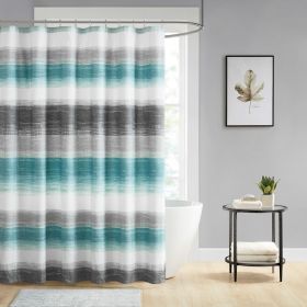 Stripe Print Shower Curtain