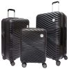 Biggdesign Moods Up Black 3-Piece Luggage Set