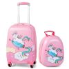 2 Pieces 18 Inch Kids Luggage Set with 12 Inch Backpack