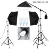 SH Photography Studio Softbox Lighting Kit Boom Arm for Video YouTube Continuous Lighting Professional Lighting Set Photo Studio