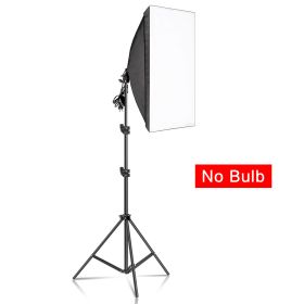 SH 50x70CM Photography Softbox Lighting Kit Professional Continuous Light System soft boxes For Photo Studio Equipment With Bulb