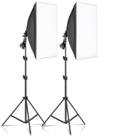 50x70CM Photography Softbox Lighting Kit LED Round UFO Lamp Professional Continuous Light System Equipment For Photo Studio