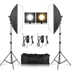 Softbox Light Photography Kit Photo 2M Tripiod for Soft Box Disc Light Led 45W Photo Studio Stand Lighting Shooting Lamp Video