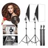 Photography Softbox Lighting Kit 50x70CM LED Round UFO Lamp Professional Continuous Light System Equipment For Photo Studio