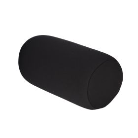 Micro Mini Microbead Cushion Roll Pillow Travel Home Seat Sleeping Neck Support Black