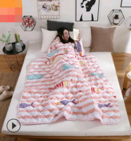 Winter Lazy Quilt with Sleeves (Option: F150x200CM)