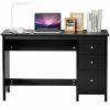 3-Drawer Home Office Study Computer Desk with Spacious Desktop