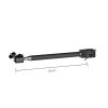 32cm Holding Arm With Ball Head Suitable For Fixing To The Lamp Holder Use For Ringlight Rgb Camera Light Mobile Live Streaming