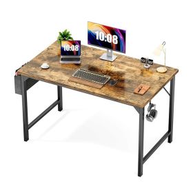 Modern Simple Industrial Style Computer Desk for Home Office (Type: Desk, Color: brown)