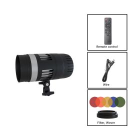 30W Photography Light Spotlight LED Five-color Filter Hair Lamp Video Light for Portrait Flash Studio Accessories Youtube Live (Color: SH-JGD-30-1)