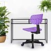 Plastic Children Student Chair;  Low-Back Armless Adjustable Swivel Ergonomic Home Office Student Computer Desk Chair;  Hollow Star