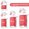 Luggage Sets 4 Piece(14/20/24/28) PP Lightweight & Durable Expandable suitcase