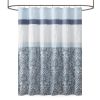 Printed and Embroidered Shower Curtain