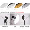 Diffuser Umbrella 80cm 33" Black Silver Photography Photo Studio Softbox Translucent for Studio Lamp Flash Lighting Accessories