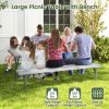 6 Feet Picnic Table Bench Set with HDPE Tabletop for 8 Person