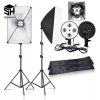 50x70 Photography Softbox Studio Photo Lighting Kit Soft Box Continuous Light System For Camera With 5500K E27 Photographic Bulb