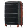 Luggage Set of 3, 20-inch with USB Port, Airline Certified Carry-on Luggage with Cup Holder, ABS Hard Shell Luggage with Spinner Wheels